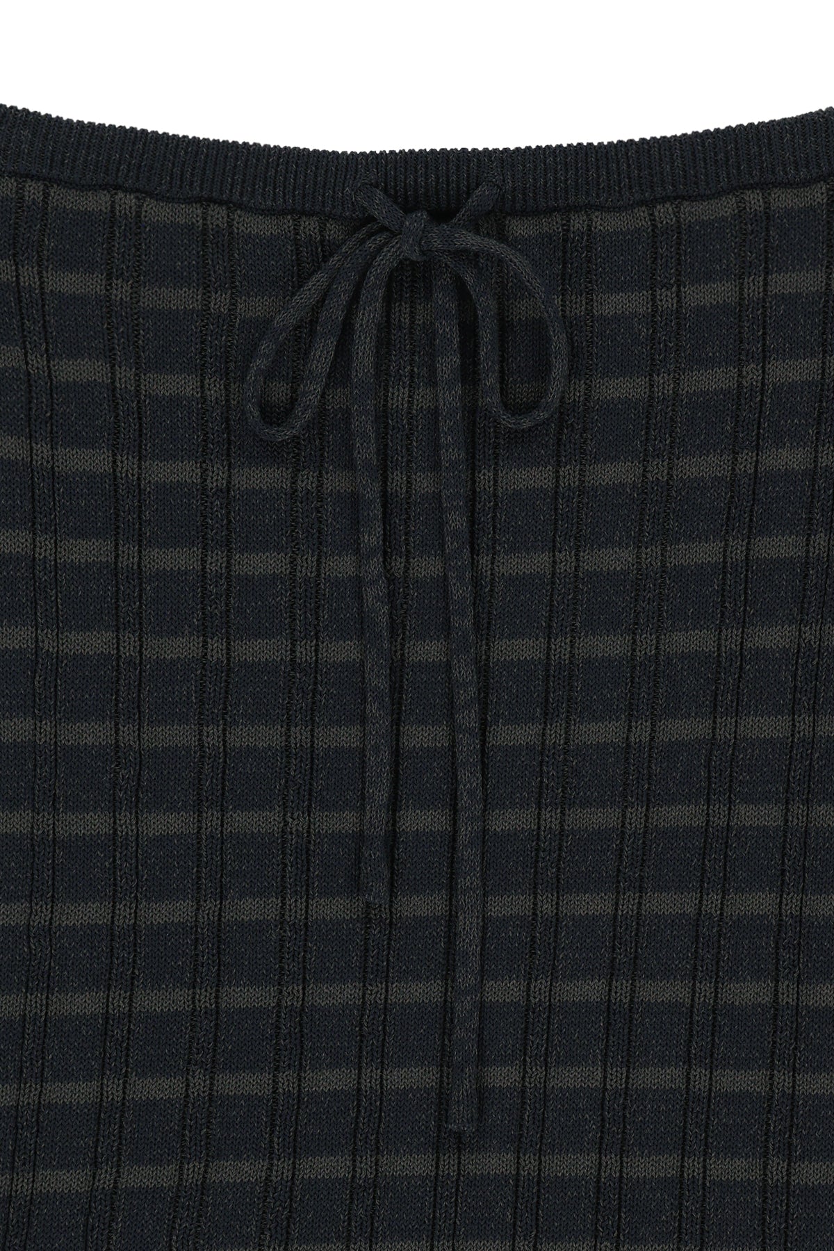 Matin Kim - Stripe Knit Tube Top (Navy) product image 3 | TRAB K-Fashion Australia