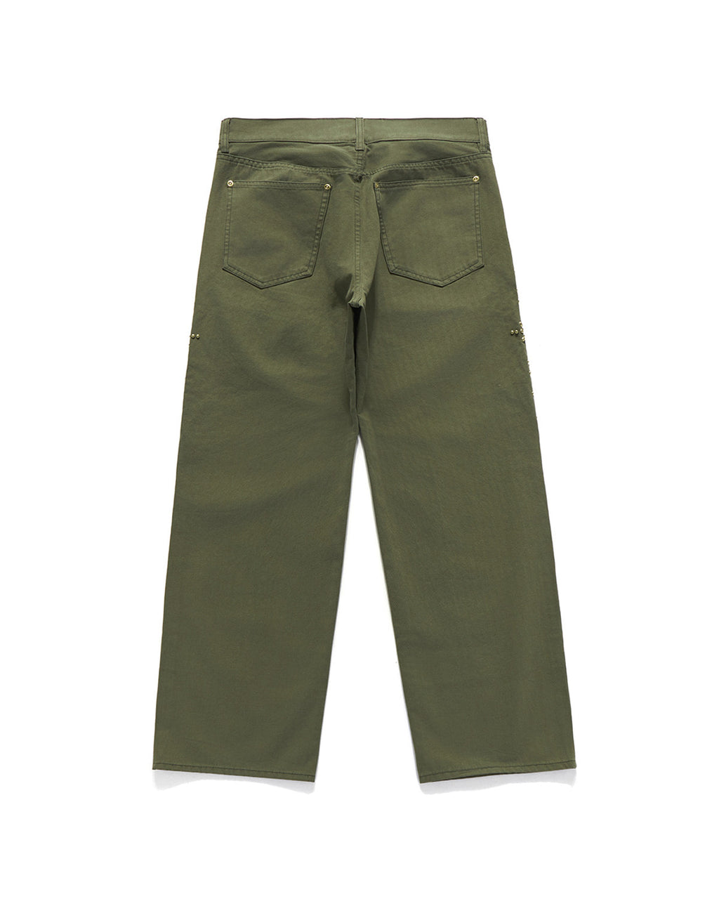 Eastlogue - Rockabilly Trucker Pants (Olive Herringbone) product image 6 | TRAB K-Fashion Australia