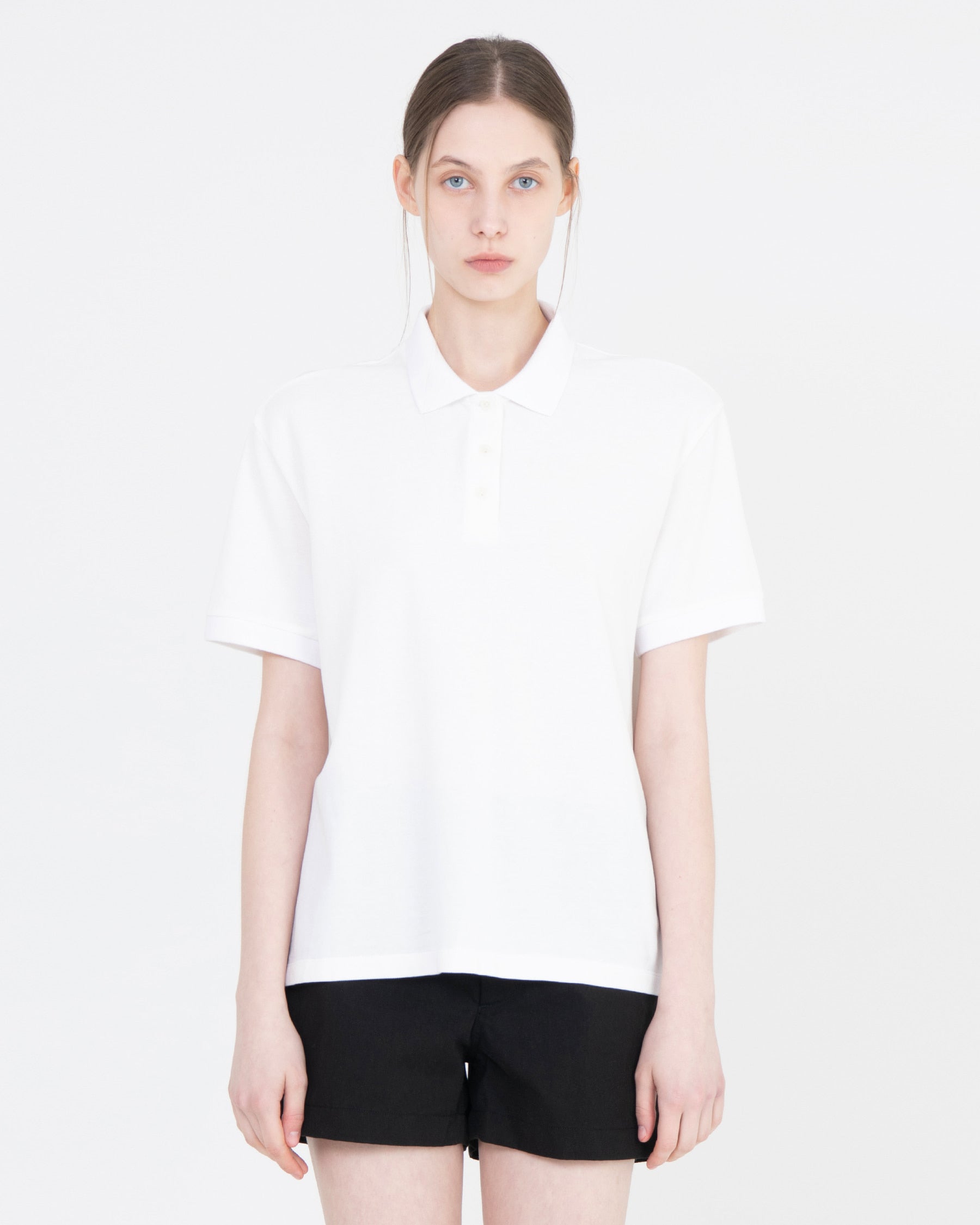 Brownyard - Vintage Cotton Pique Shirt (Off White) product image 1 | TRAB K-Fashion Australia