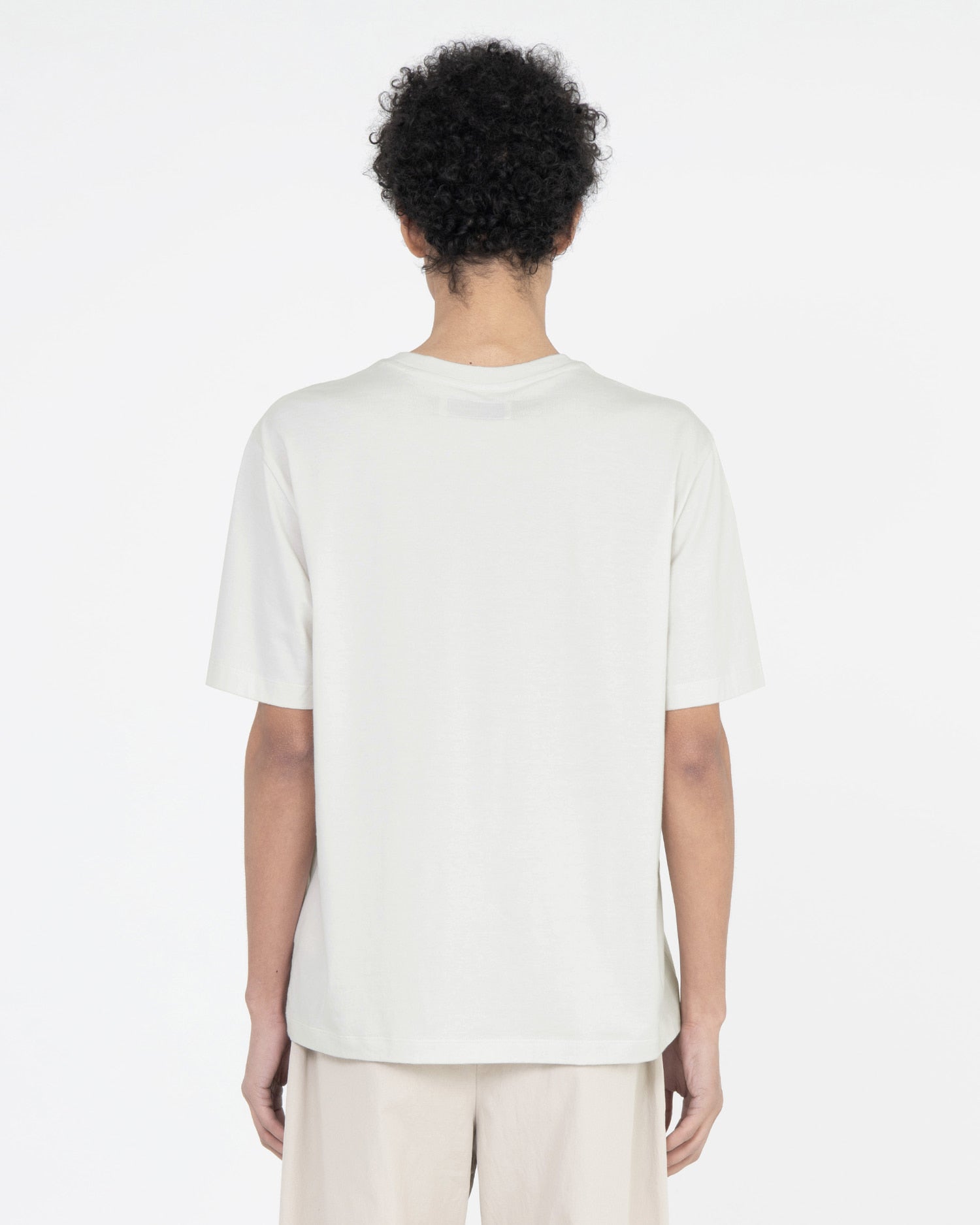 Brownyard - Extra Long Staple Essential T Shirt (Ivory) product image 2 | TRAB K-Fashion Australia