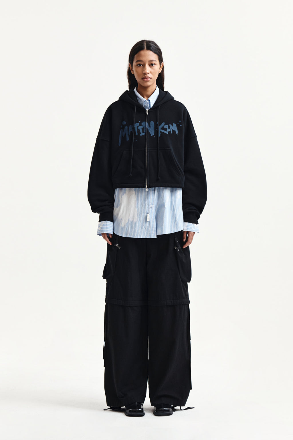 Matin Kim - Detachable Cargo Pants (Black) product image 10 | TRAB K-Fashion Australia