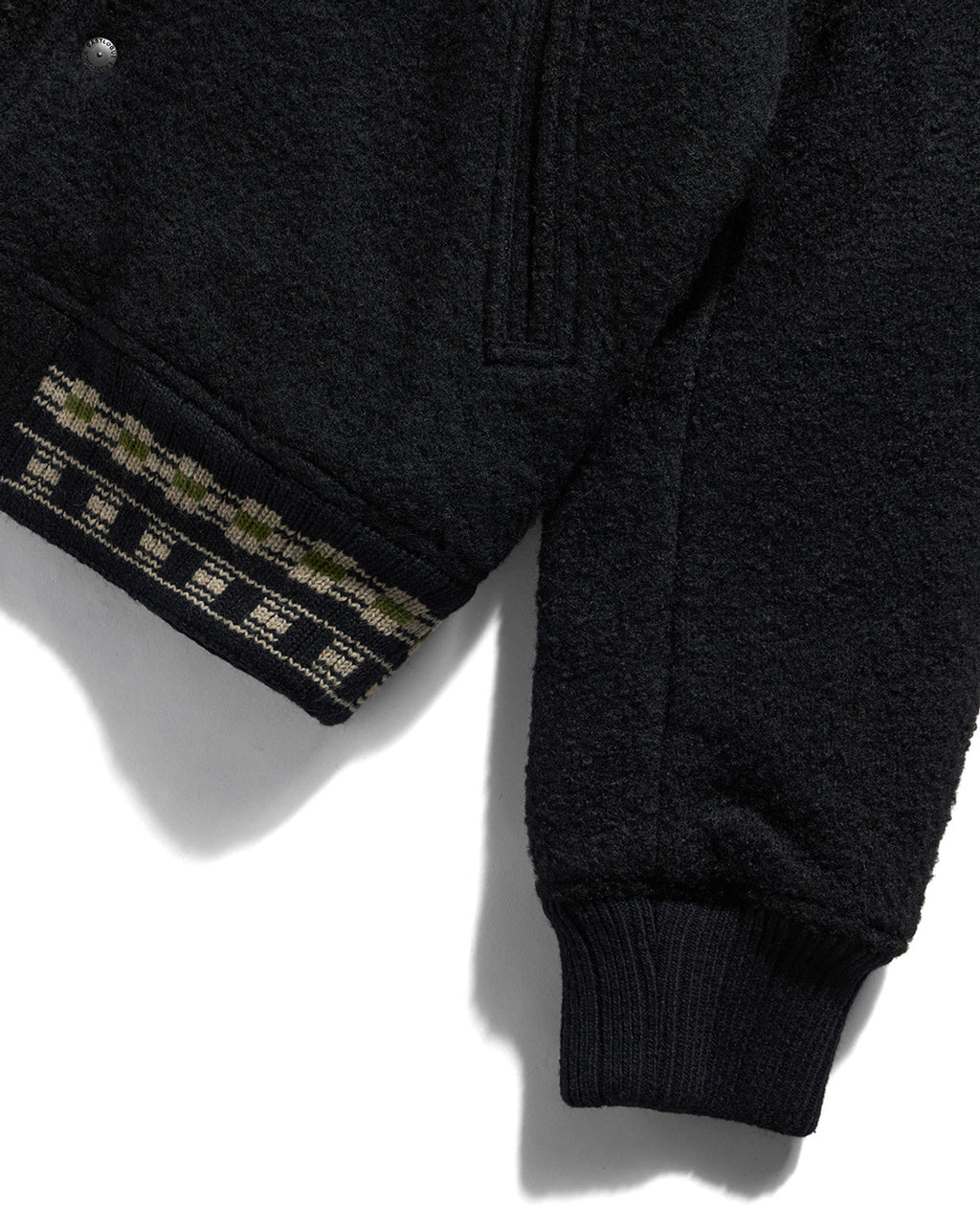 Eastlogue - Teddy Blouson Jumper (Ashed Black) product image 4 | TRAB K-Fashion Australia