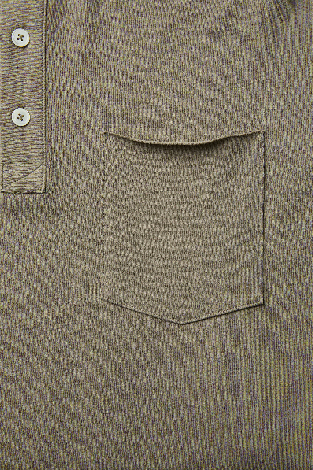Coor - One-Pocket Long Sleeve Henley T-Shirt (Olive Khaki) product image 6 | TRAB K-Fashion Australia