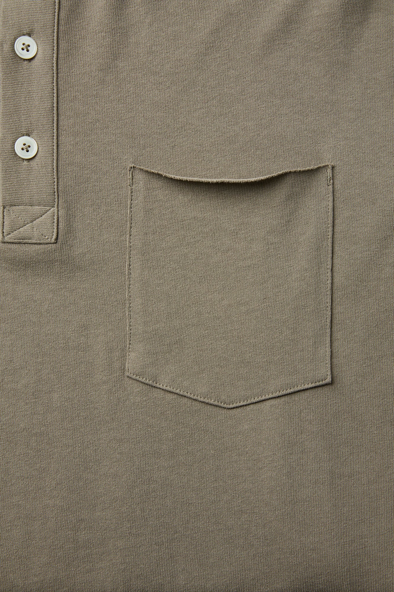 Coor - One-Pocket Long Sleeve Henley T-Shirt (Olive Khaki) product image 6 | TRAB K-Fashion Australia