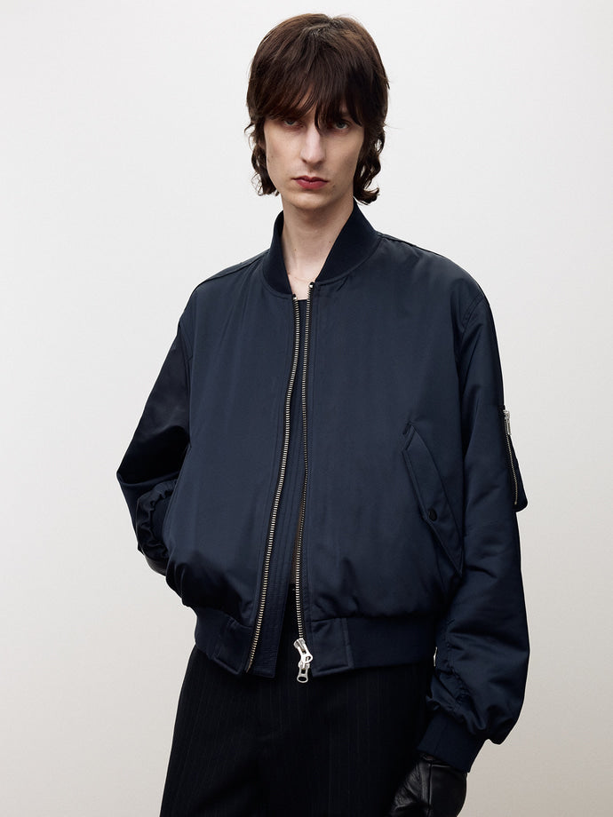 Tonywack - Recycled-Polyester Bomber Jacket (Navy) product image 5 | TRAB K-Fashion Australia