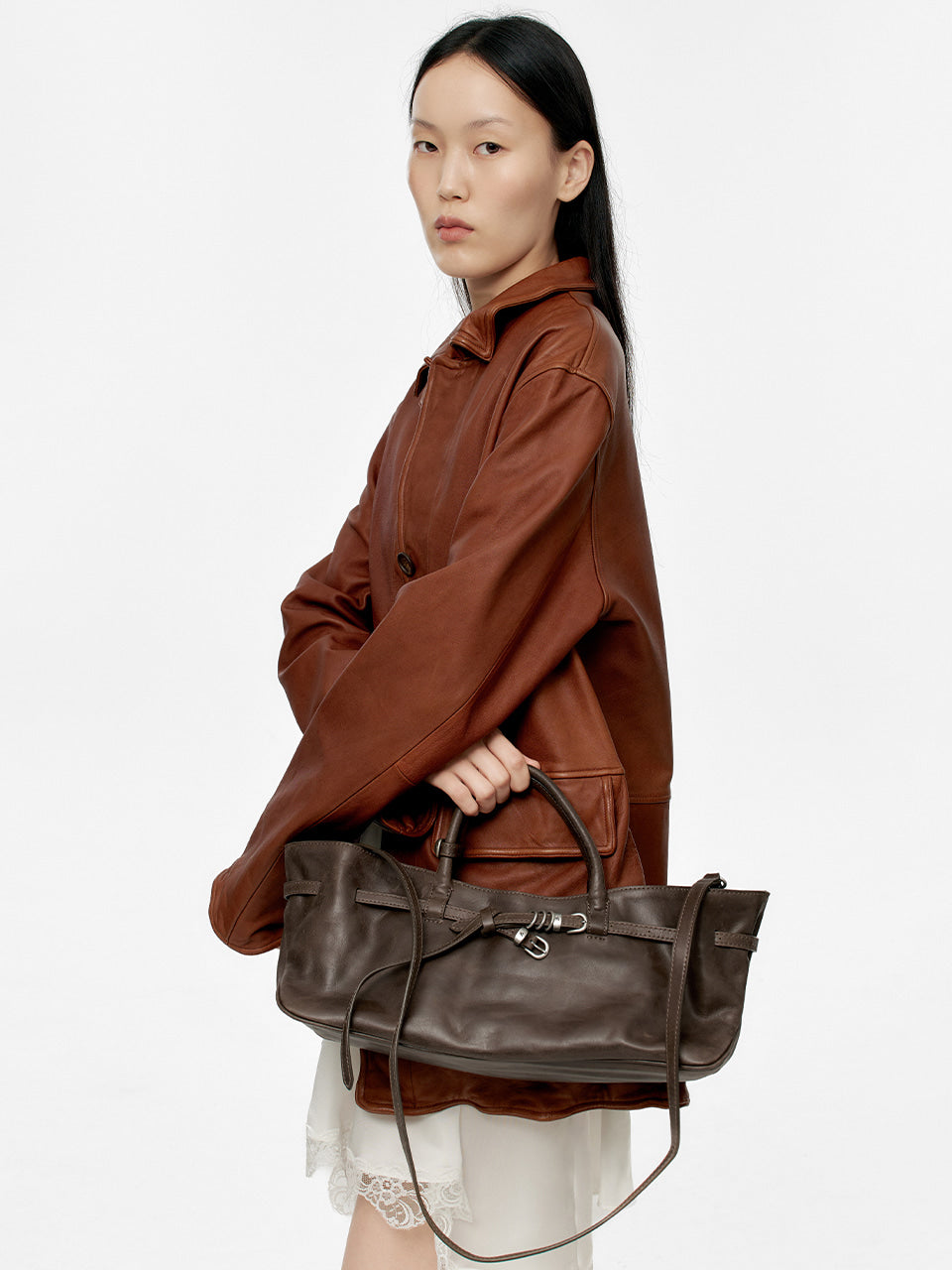 Marge Sherwood - Grandma Used Bag (Washed Brown Pull-Up) product image 2 | TRAB K-Fashion Australia