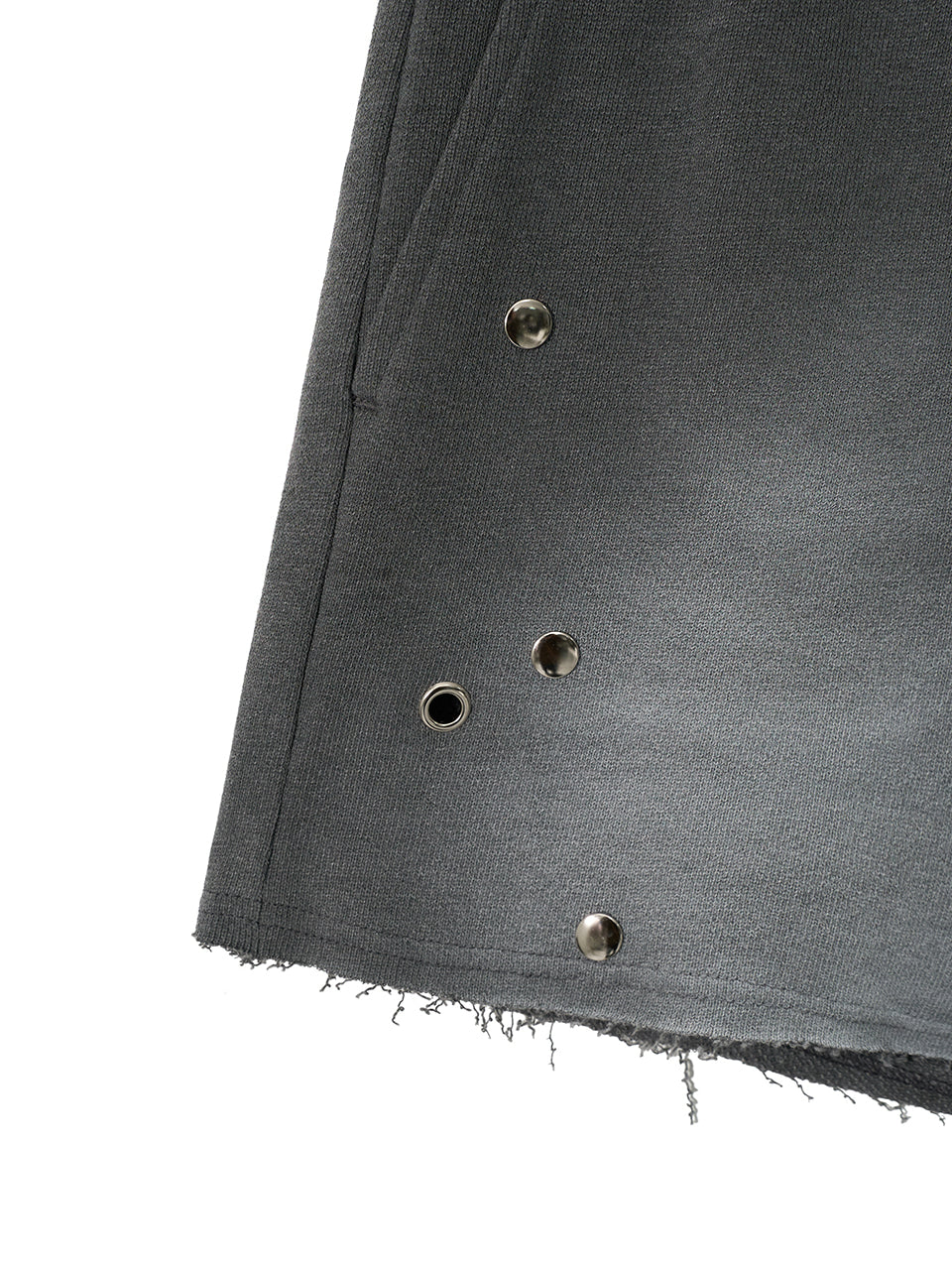 Kijun - Faded Stud Shorts (Charcoal) product image 10 | TRAB K-Fashion Australia