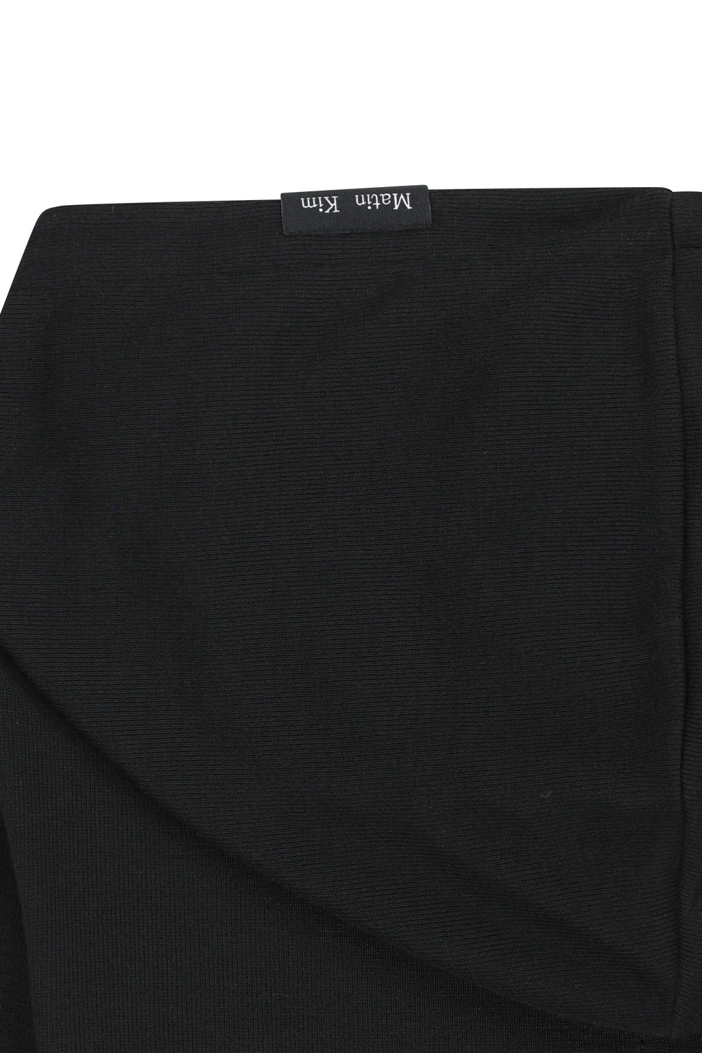 Matin Kim - Double Layer Button Hood Top (Black) product image 6 | TRAB K-Fashion Australia