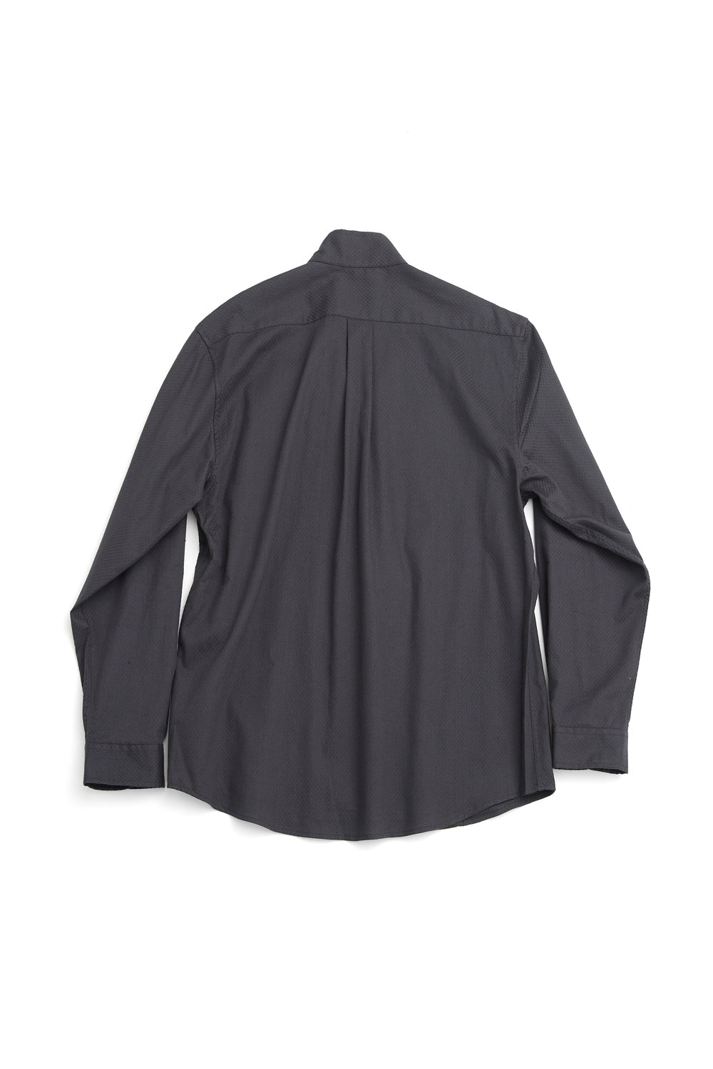 Hatchingroom - Asymmetric Double Shirt Jacquard (Charcoal) product image 2 | TRAB K-Fashion Australia