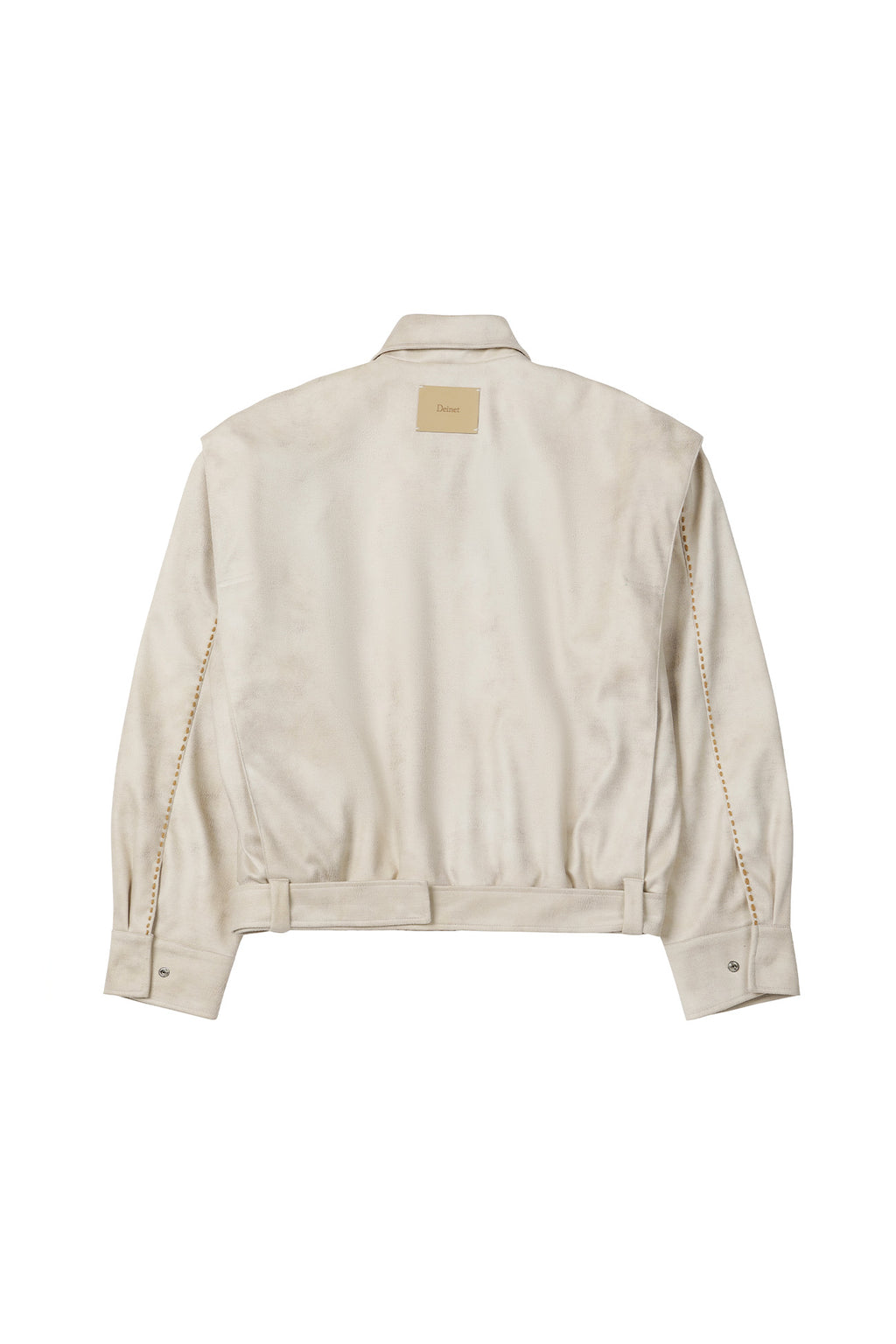 Deinet - Stitch Bomber Jumper (Ivory) product image 9 | TRAB K-Fashion Australia