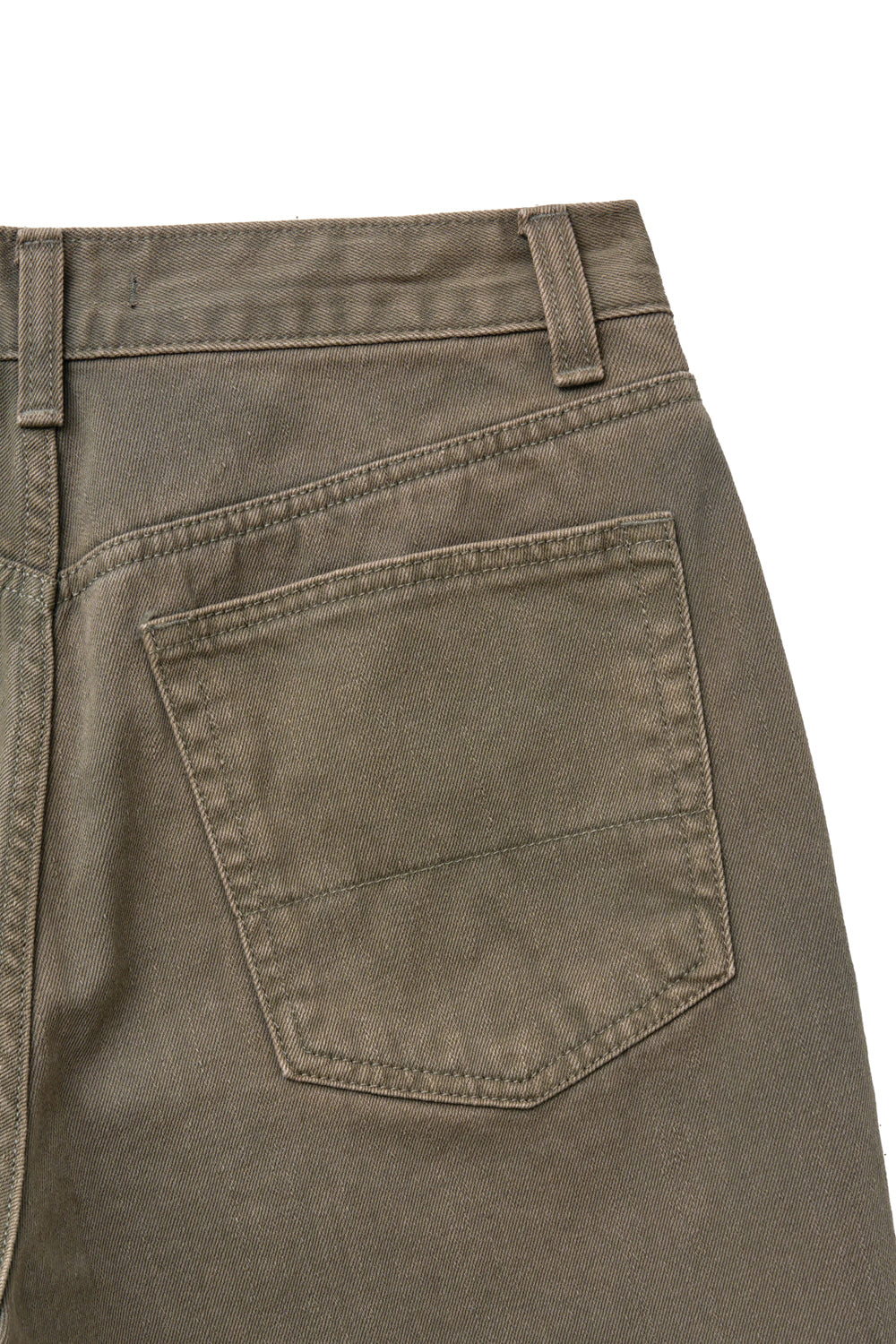 Hatchingroom - Bleached Shorts (Olive) product image 6 | TRAB K-Fashion Australia