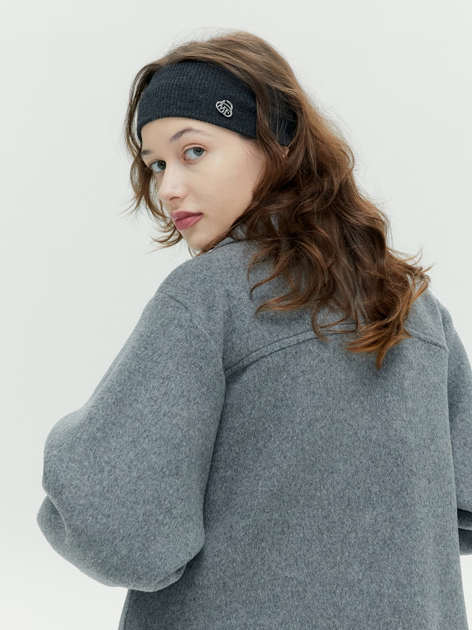 Margarin Fingers - Logo Pendant Headband (Charcoal) product image 1 | TRAB K-Fashion Australia