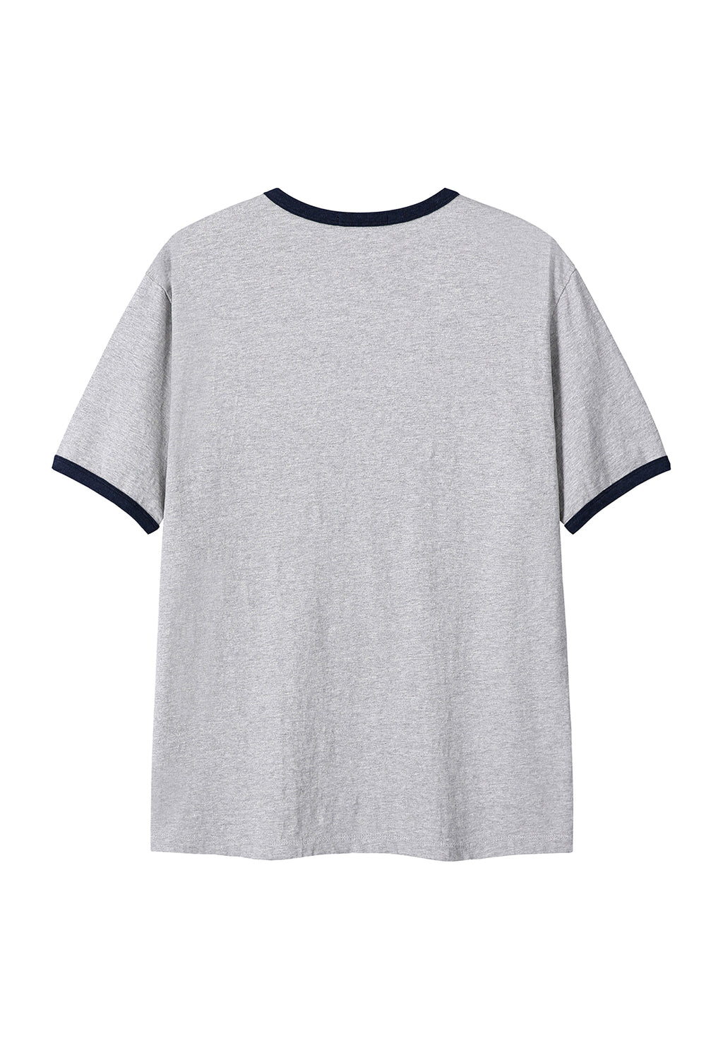 Art if acts - Slub Ringer Tee (Melange Grey/Navy) product image 7 | TRAB K-Fashion Australia