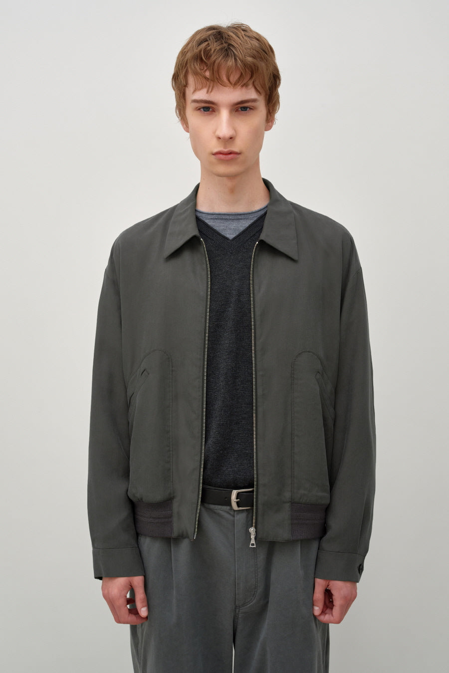 Insilence - Tencel Blouson (Brown) product image 3 | TRAB K-Fashion Australia