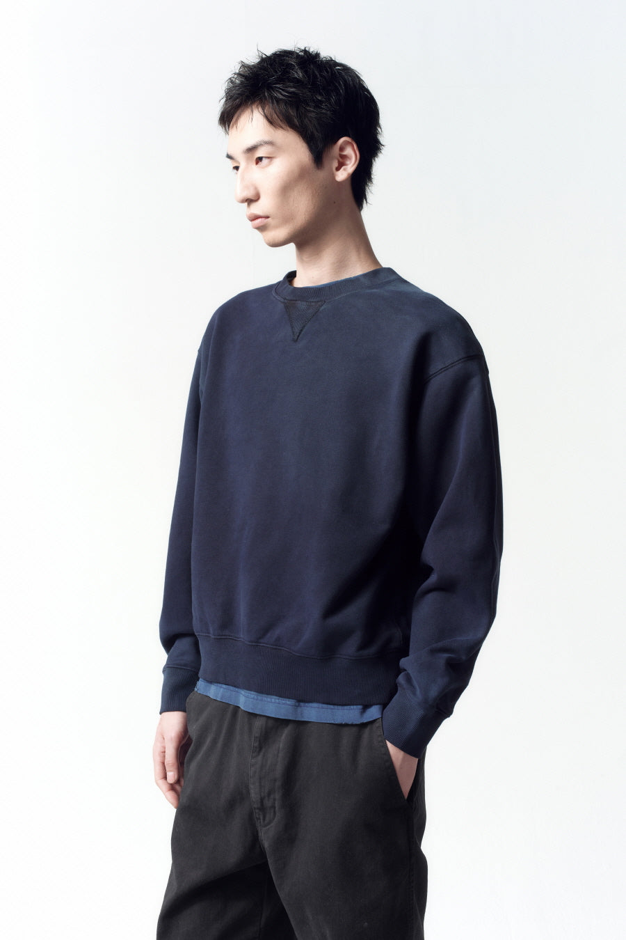 Insilence - Vintage SweatShirt (Vintage Navy) product image 2 | TRAB K-Fashion Australia