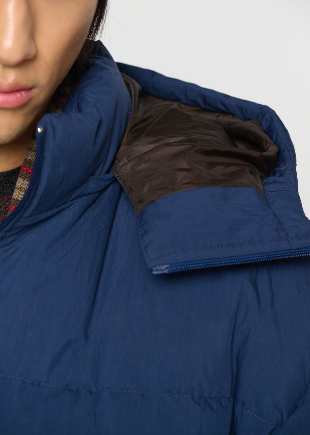 Amomento - [Pre-Order] mid down puffer (Blue) product image 8 | TRAB K-Fashion Australia