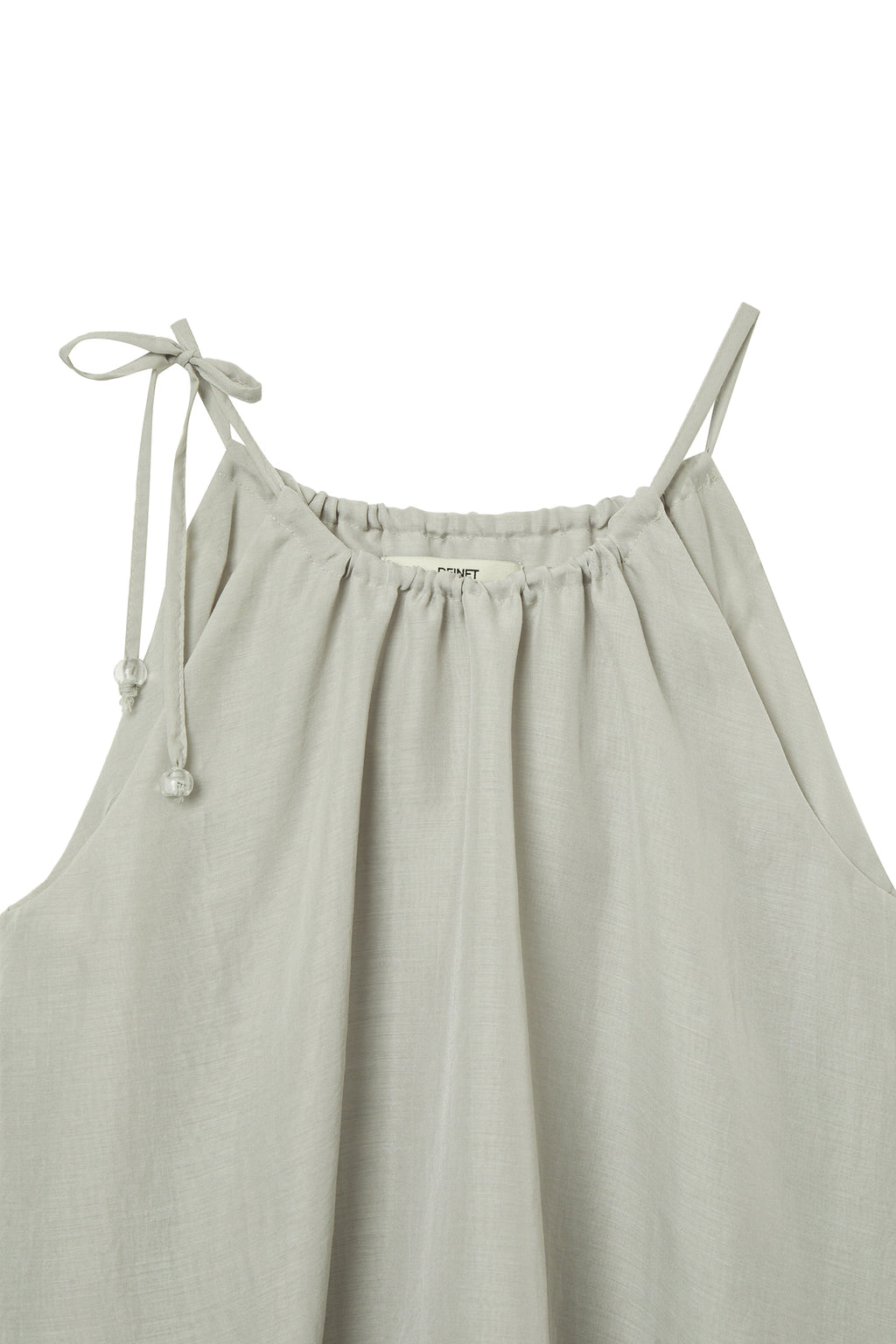 Deinet - Deinet Flare Halter Top (Ash Beige) product image 3 | TRAB K-Fashion Australia