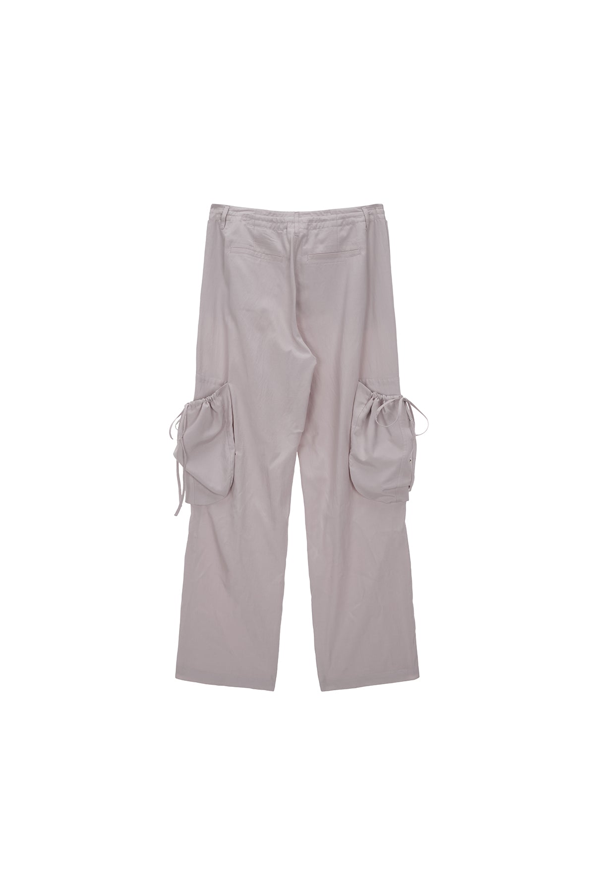 Matin Kim - String Point Big Pocket Cargo Pants (Light Pink) product image 2 | TRAB K-Fashion Australia