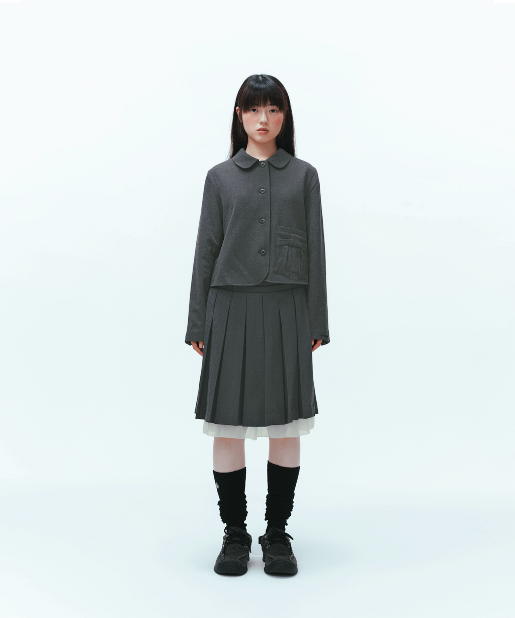 Coyseio - Ribbon Jacket (Grey) product image 1 | TRAB K-Fashion Australia