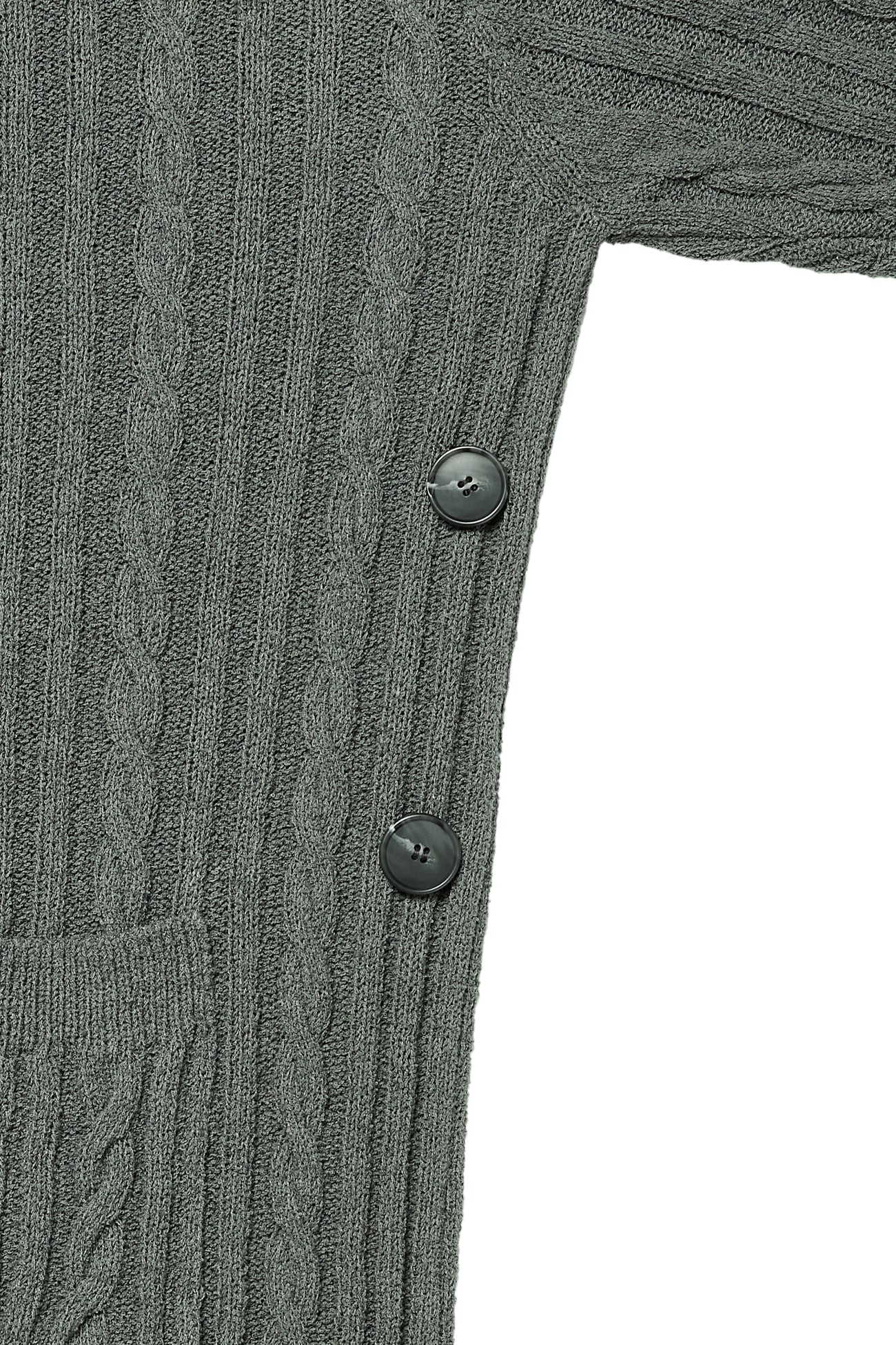 Deinet - Deinet Cable Cardigan (Charcoal) product image 20 | TRAB K-Fashion Australia