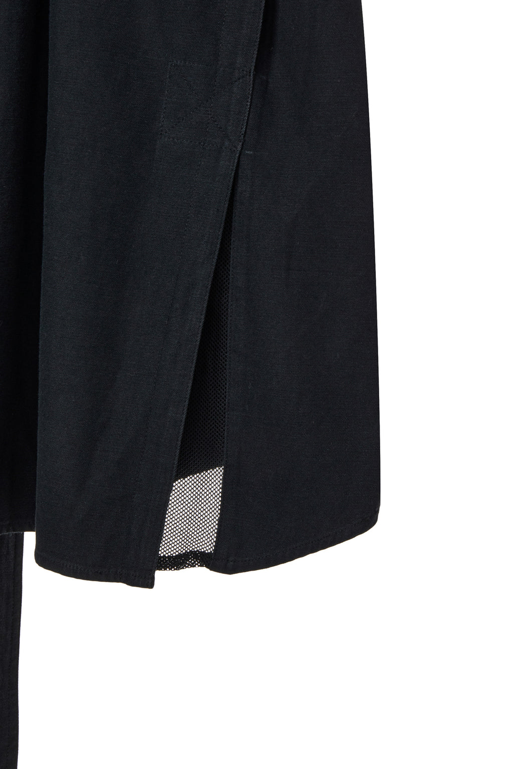 Deinet - Frayed Cotton Shirt (Black) product image 6 | TRAB K-Fashion Australia