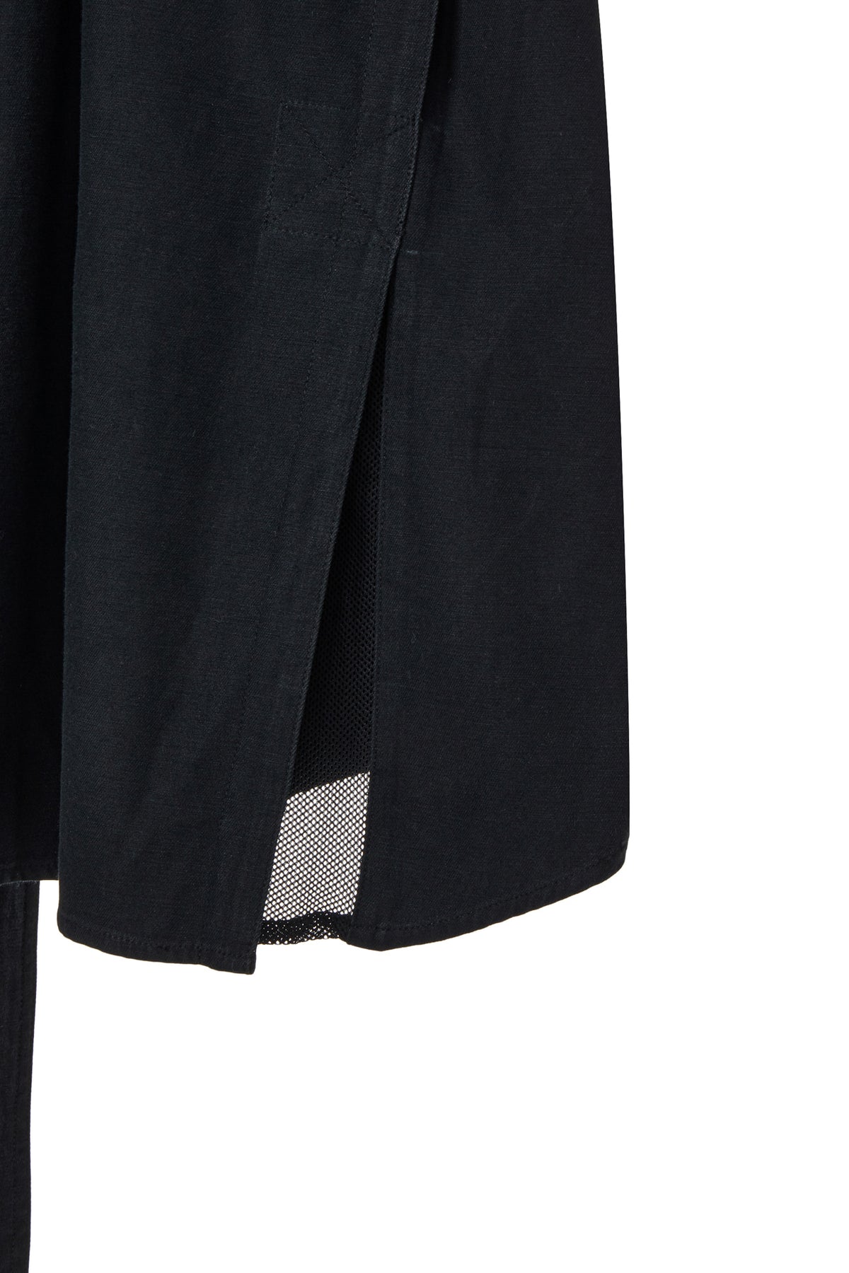 Deinet - Frayed Cotton Shirt (Black) product image 6 | TRAB K-Fashion Australia