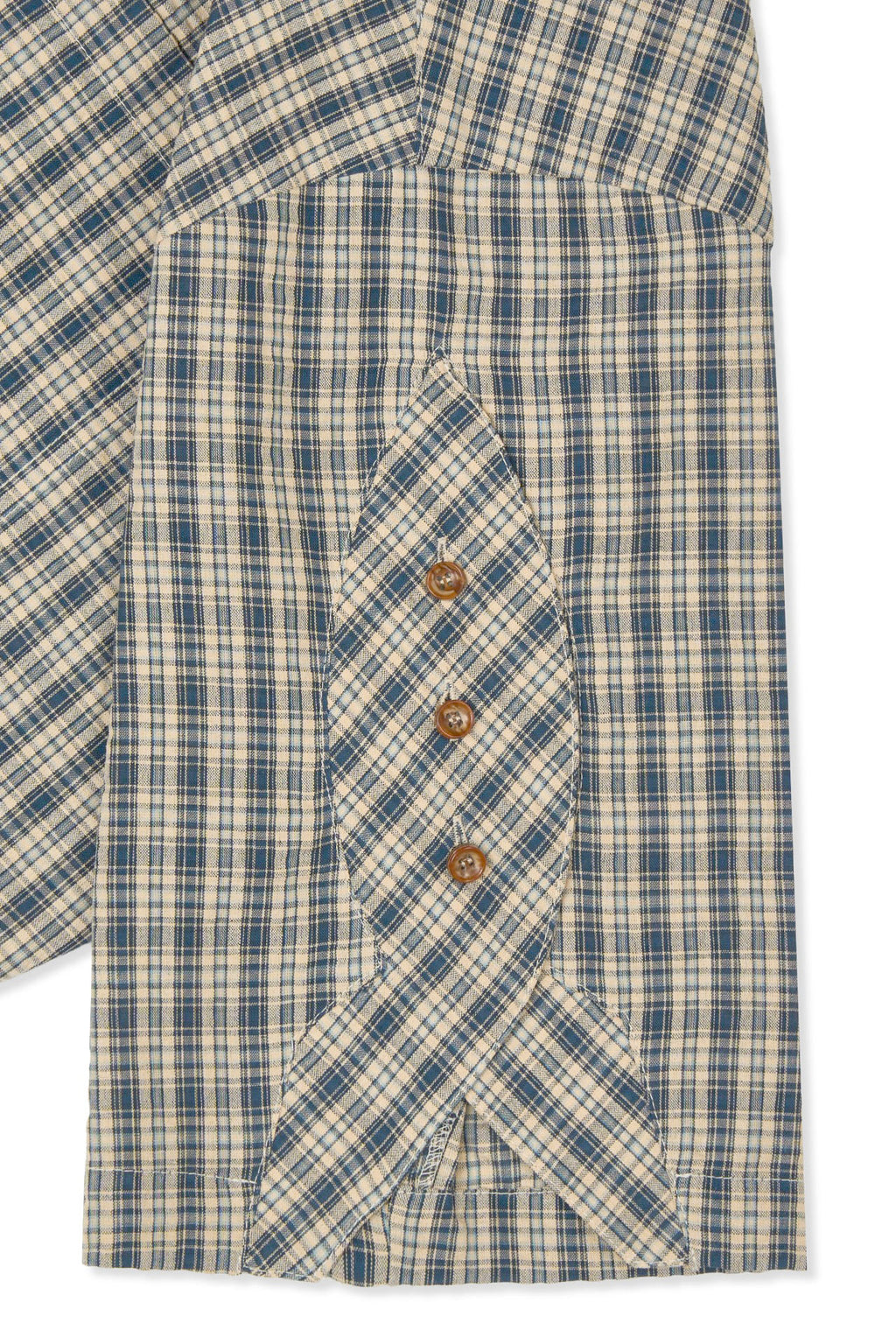Ioedle - Rocket Slit Short Sleeve Shirt (Blue) product image 1 | TRAB K-Fashion Australia