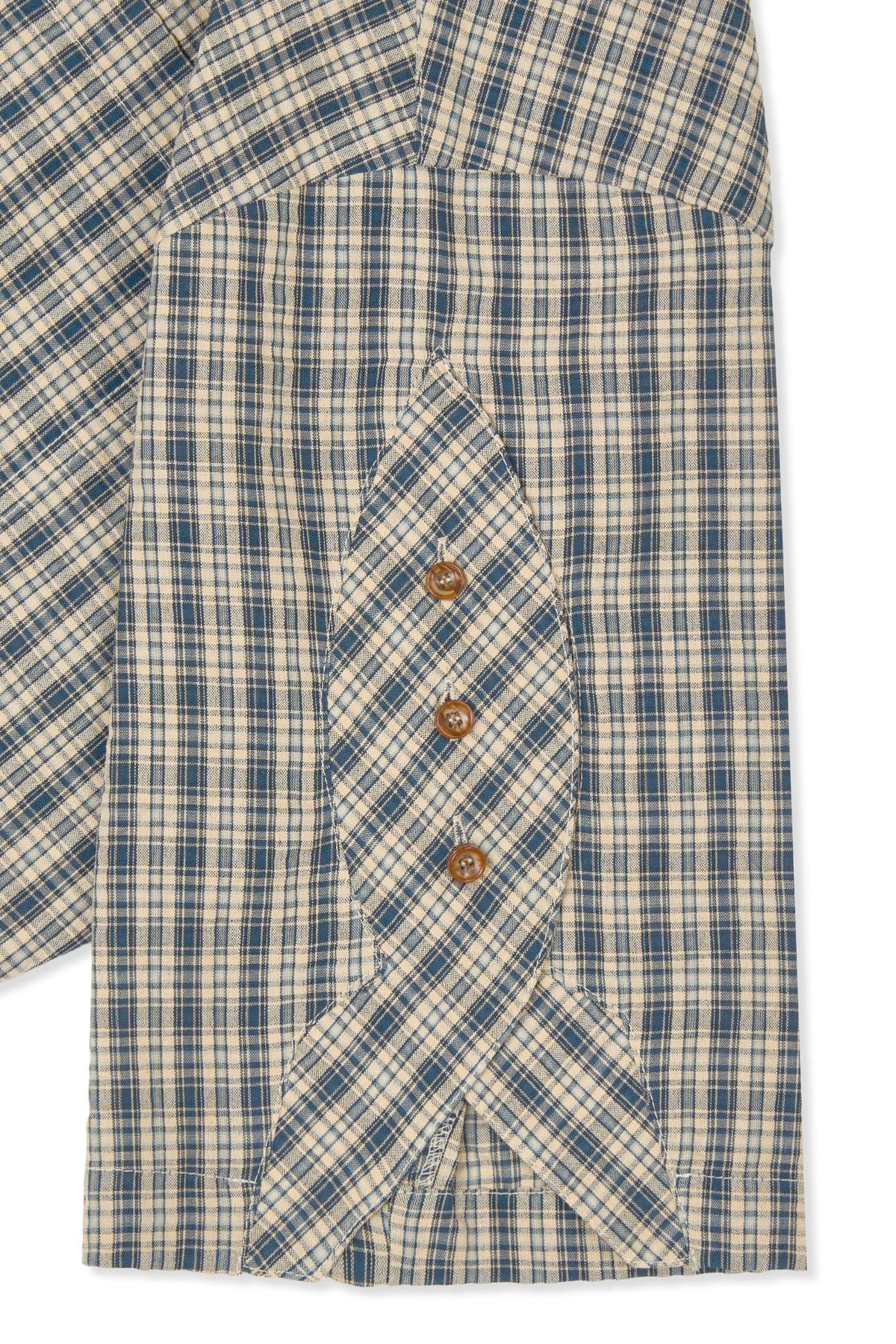 Ioedle - Rocket Slit Short Sleeve Shirt (Blue) product image 1 | TRAB K-Fashion Australia