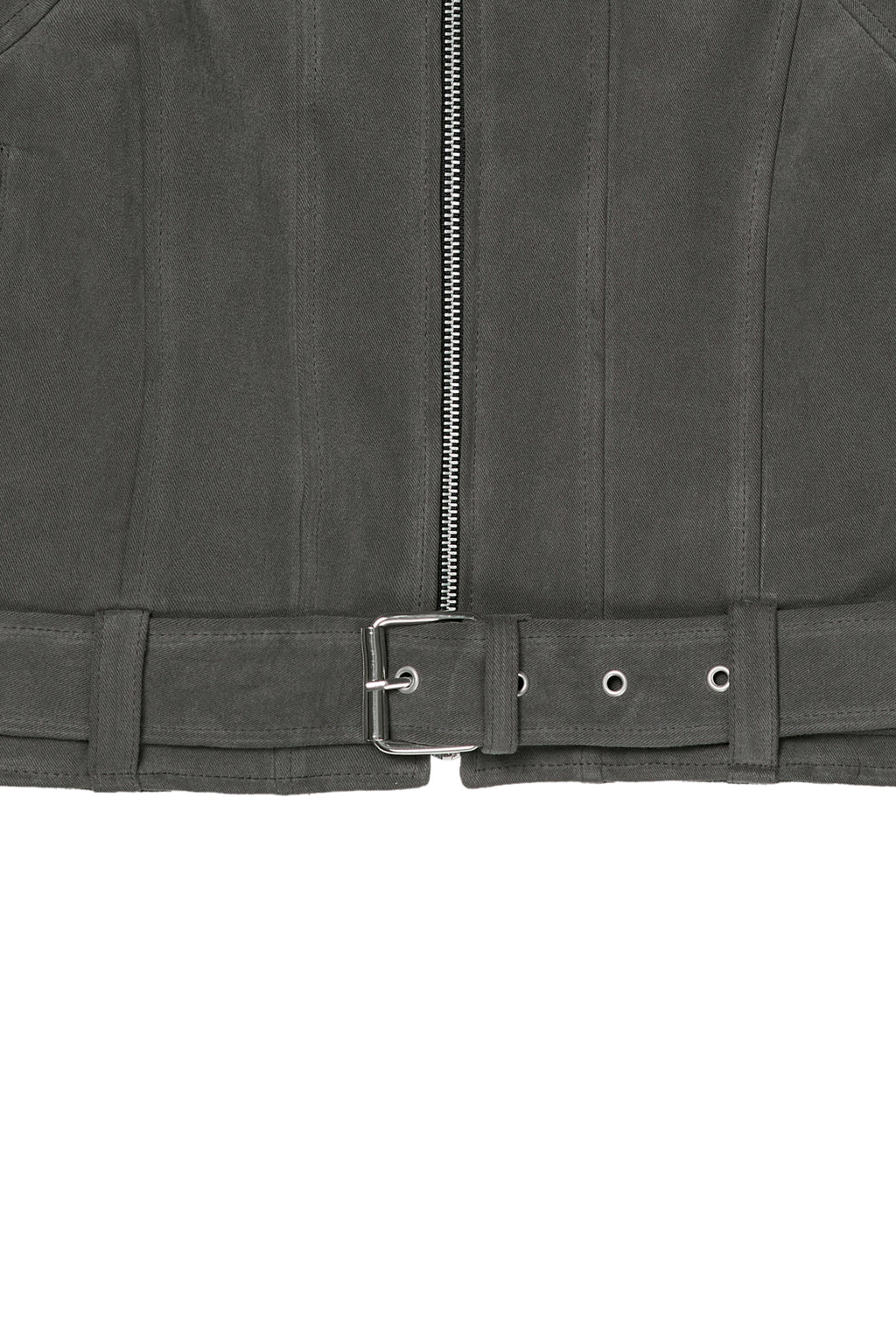 Deinet - Deinet Belted Cotton Jacket (Charcoal) product image 18 | TRAB K-Fashion Australia