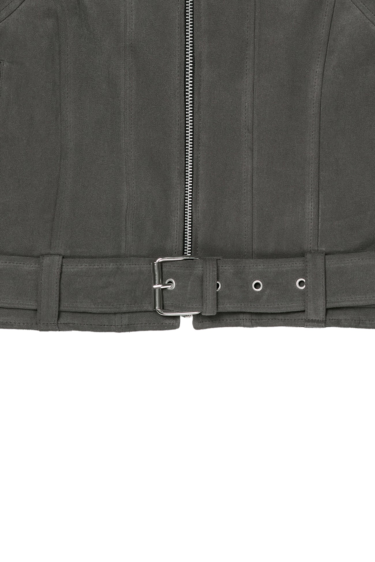 Deinet - Deinet Belted Cotton Jacket (Charcoal) product image 18 | TRAB K-Fashion Australia