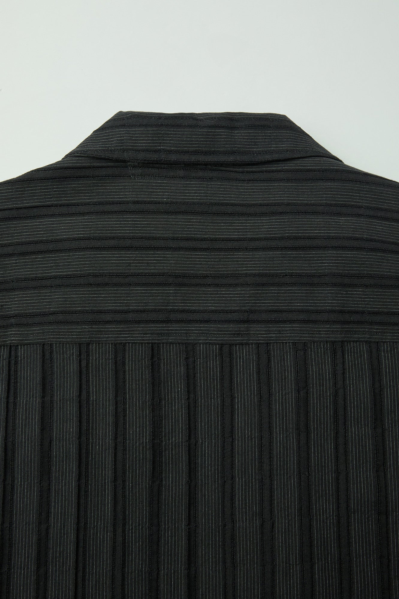 Coor - Seer Pin Open Collar Half Shirt (Black) product image 6 | TRAB K-Fashion Australia