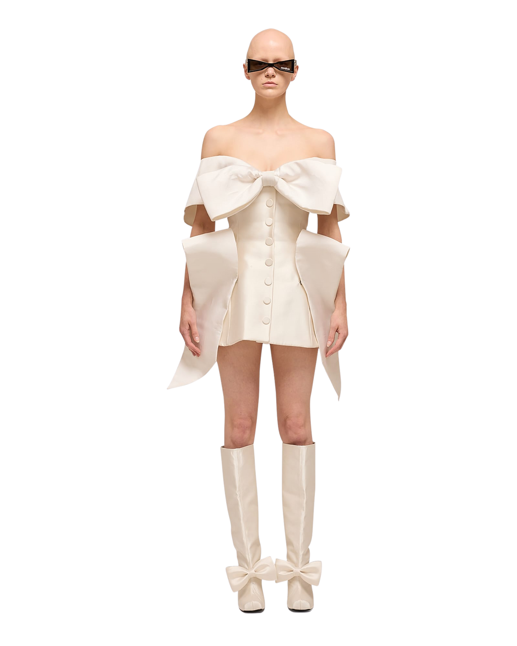 Kimhe Kim - Seraphim Mini Dress (White) product image 4 | TRAB K-Fashion Australia