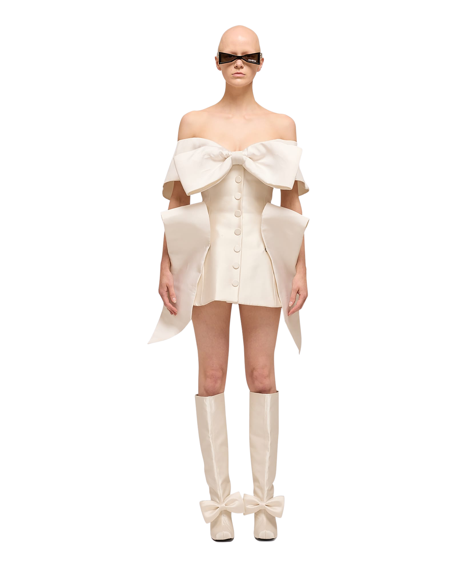 Kimhe Kim - Seraphim Mini Dress (White) product image 4 | TRAB K-Fashion Australia