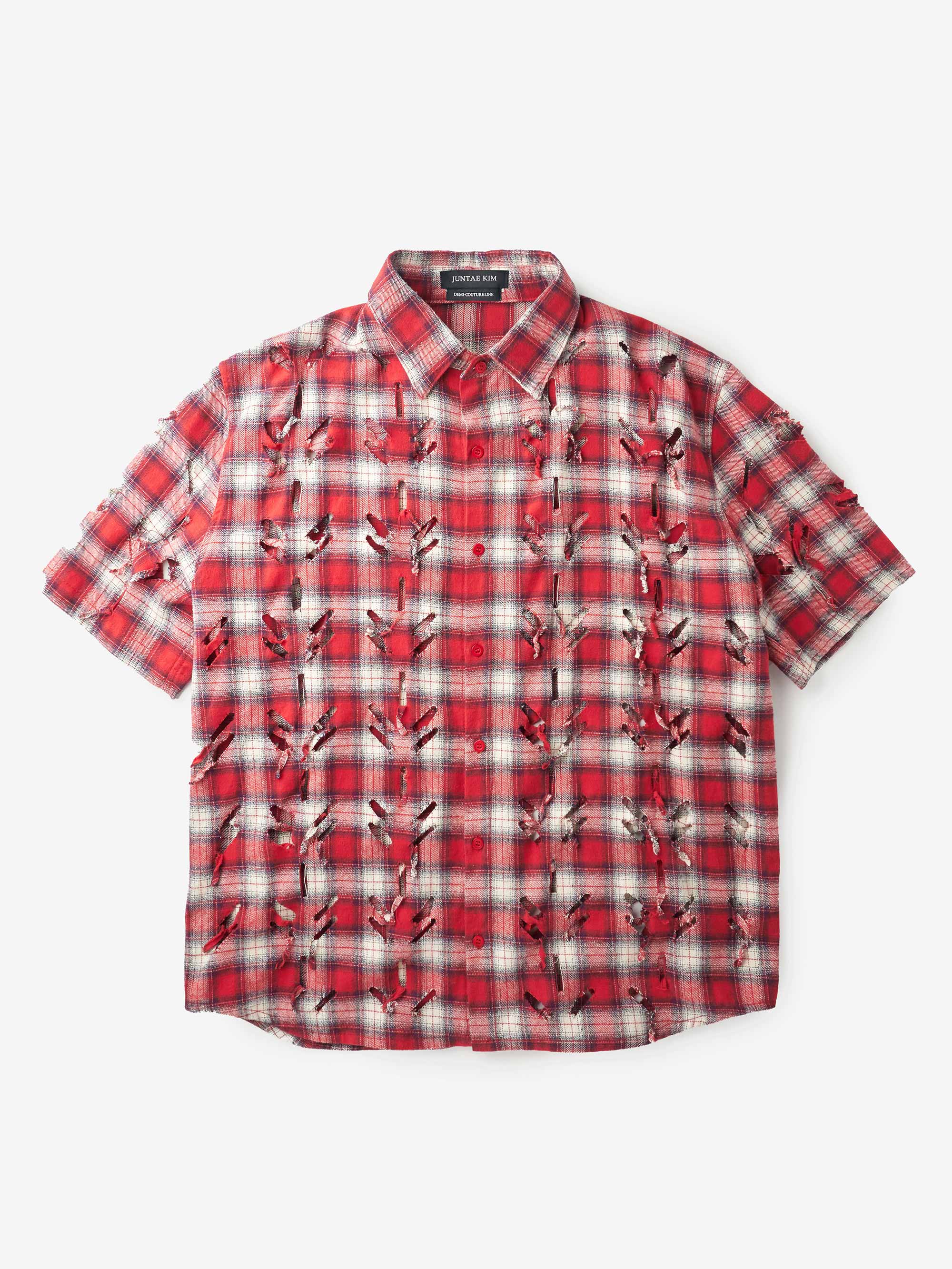 Juntae Kim - Laser-Slashed Shirts (OC10) product image 1 | TRAB K-Fashion Australia