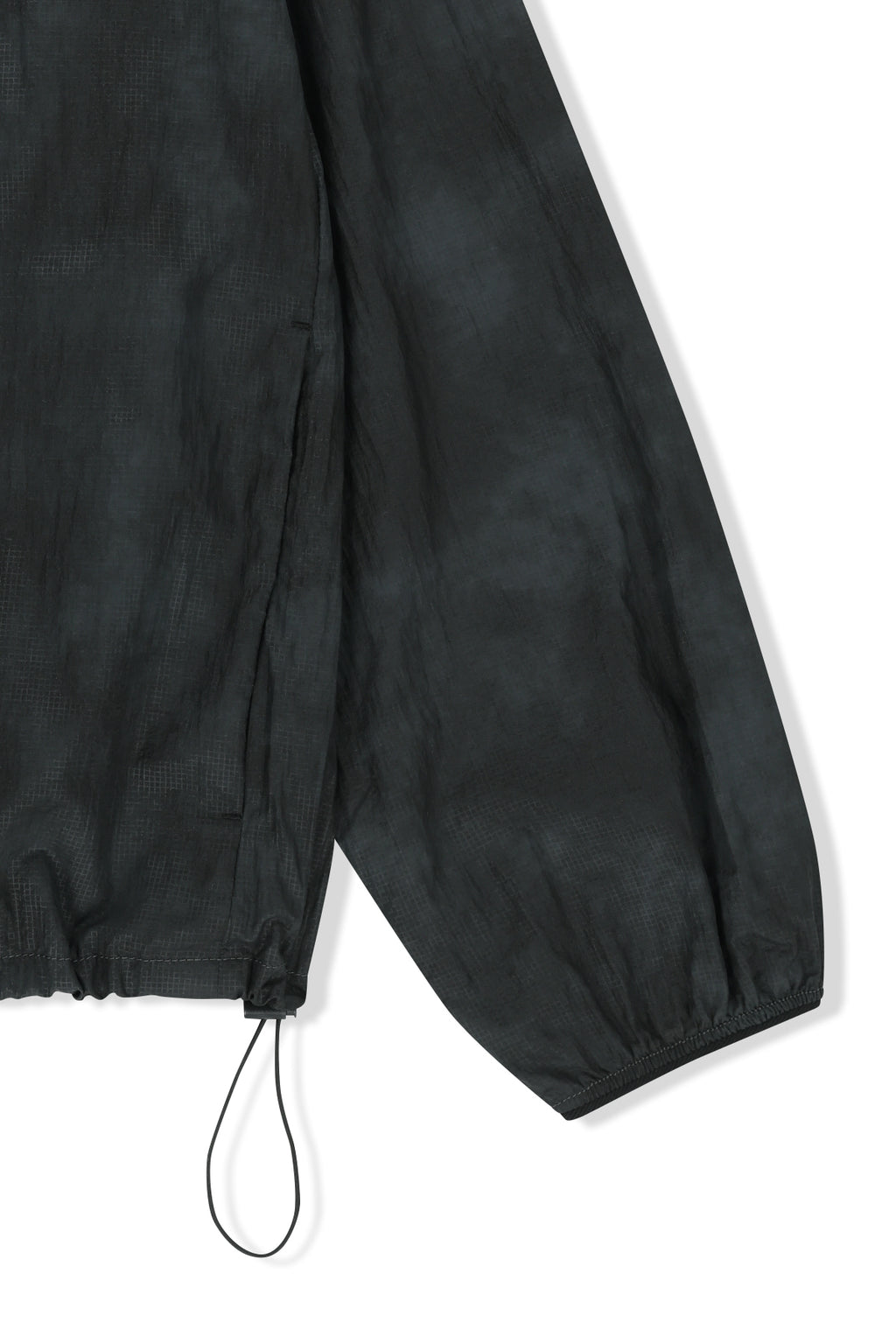 Matin Kim - Matin Pace Reflective Logo Windbreaker (Black) product image 4 | TRAB K-Fashion Australia