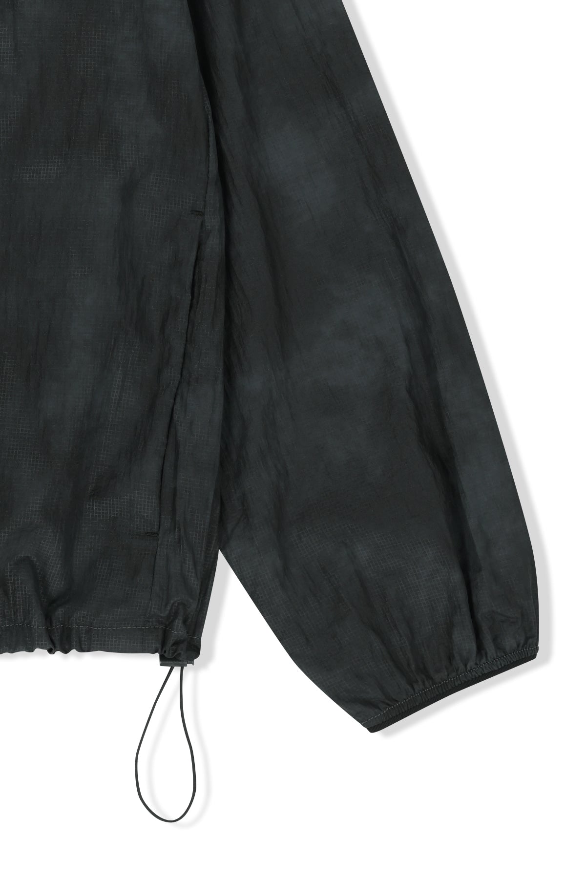 Matin Kim - Matin Pace Reflective Logo Windbreaker (Black) product image 4 | TRAB K-Fashion Australia