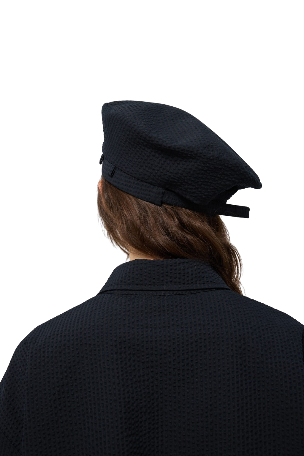 Kimhe Kim - Seersucker Beret (Black) product image 12 | TRAB K-Fashion Australia