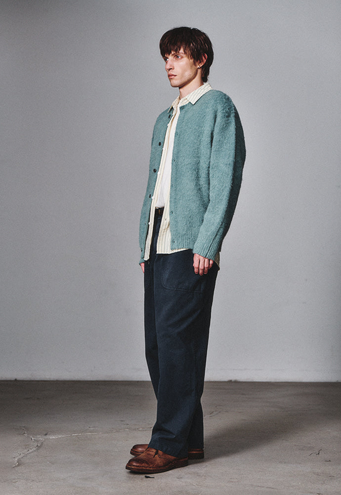 Art if acts - Mohair Round Neck Cardigan (Mint) product image 2 | TRAB K-Fashion Australia