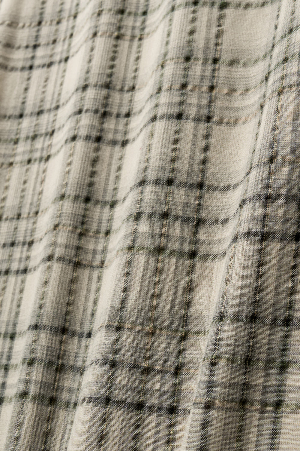 Hatchingroom - Arrow Shirt Over Dyed Check (Butter) product image 7 | TRAB K-Fashion Australia