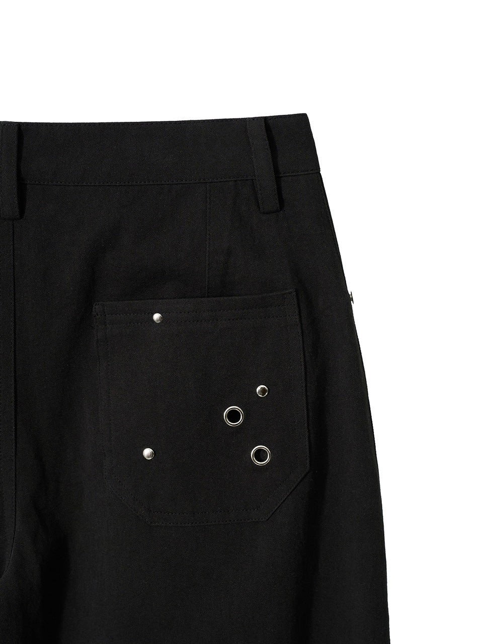 Kijun - Pleated Stud Pants (Black) product image 12 | TRAB K-Fashion Australia
