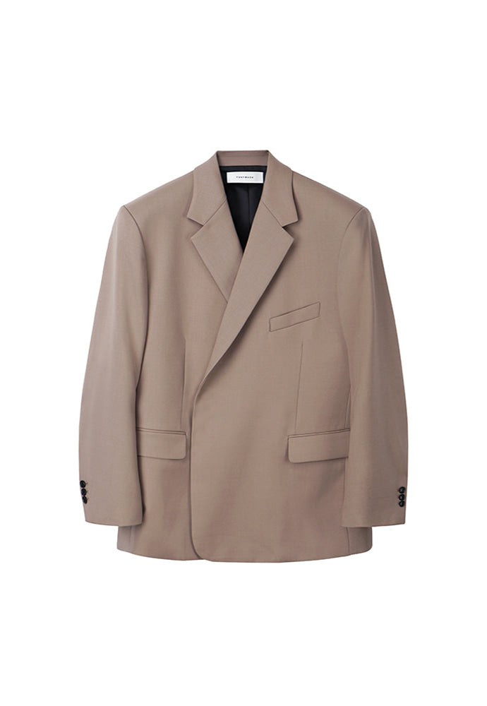 Tonywack - Clip Half-Double Blazer (Musk Beige) product image 6 | TRAB K-Fashion Australia