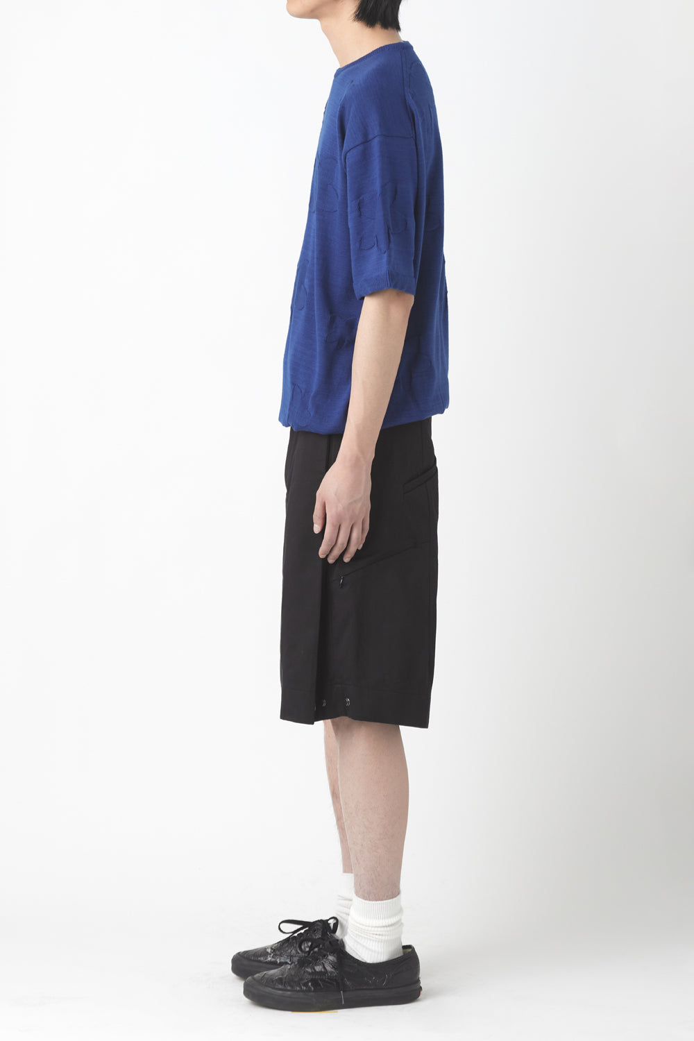 Hatchingroom - Floral Jacquard Knit V2 (Royal Blue) product image 7 | TRAB K-Fashion Australia