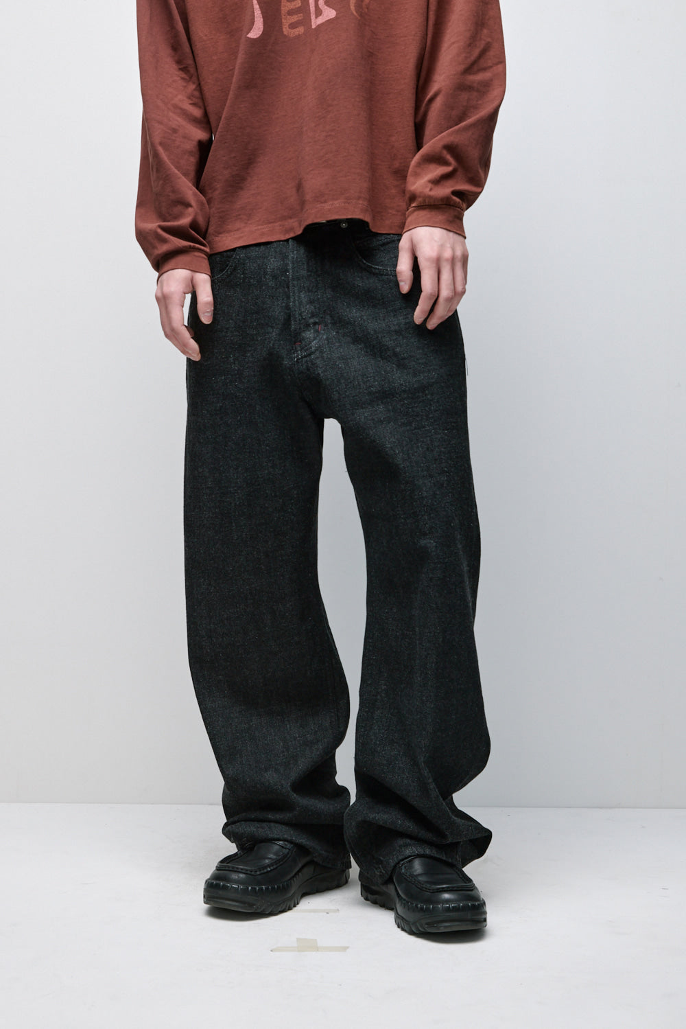 Hatchingroom - Regular Selvedge Jeans (Black) product image 13 | TRAB K-Fashion Australia