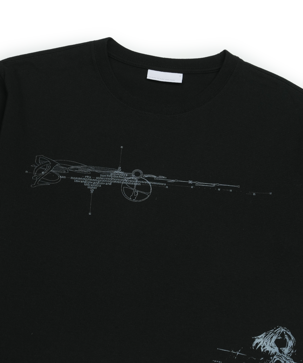San San Gear - Resonian T-Shirt (Black) product image 3 | TRAB K-Fashion Australia