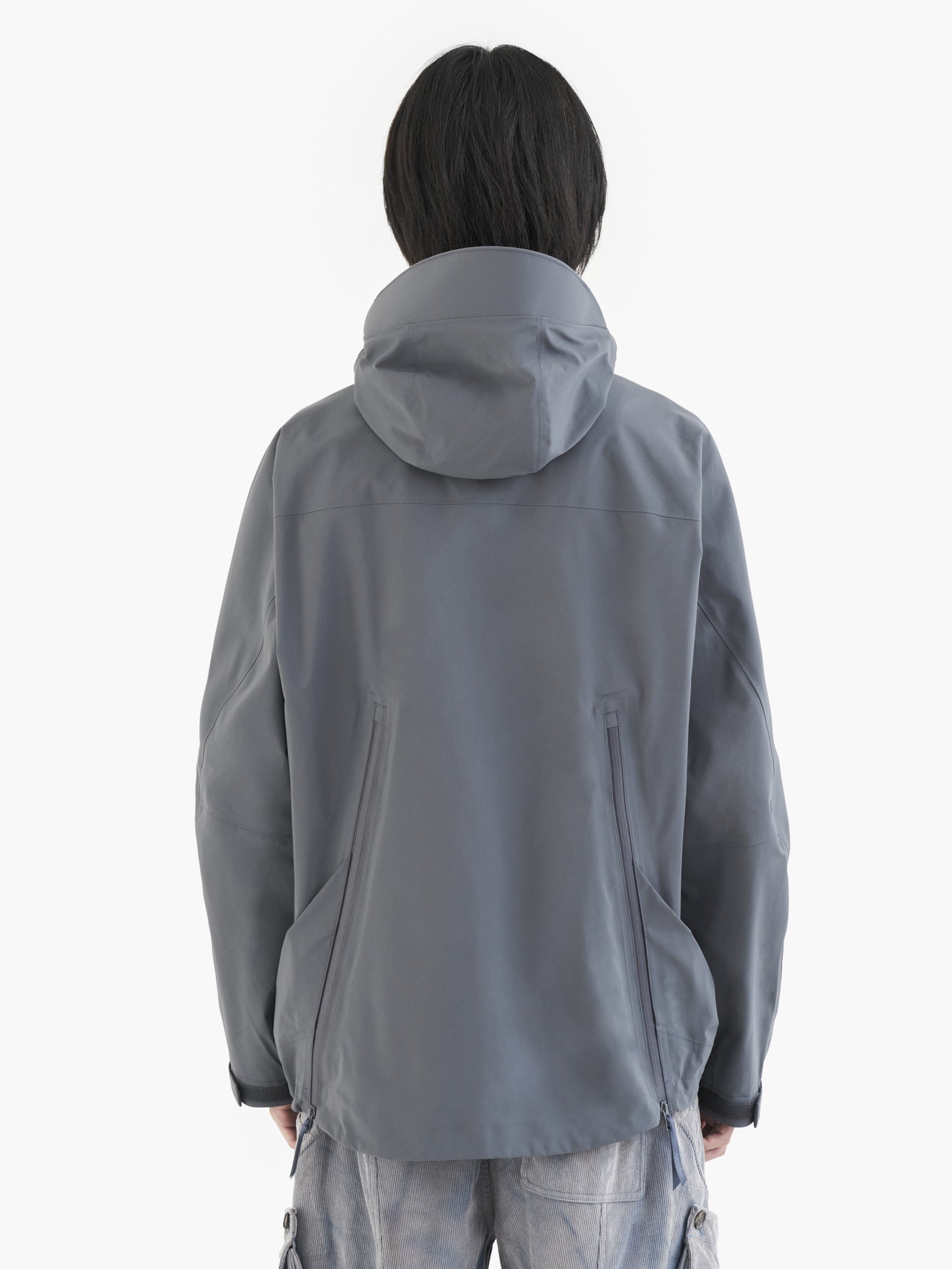 Jiyong Kim - Gore-Tex Draped Windbreaker (Grey) product image 11 | TRAB K-Fashion Australia