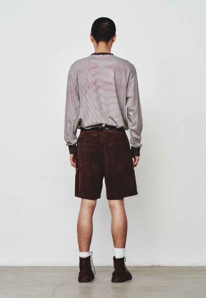 Art if acts - Washed Stripe Long Sleeve (Vintage Brown) product image 3 | TRAB K-Fashion Australia