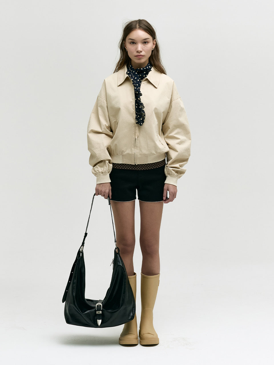 Marge Sherwood - Belted Hobo (Black Glossy Plain) product image 6 | TRAB K-Fashion Australia