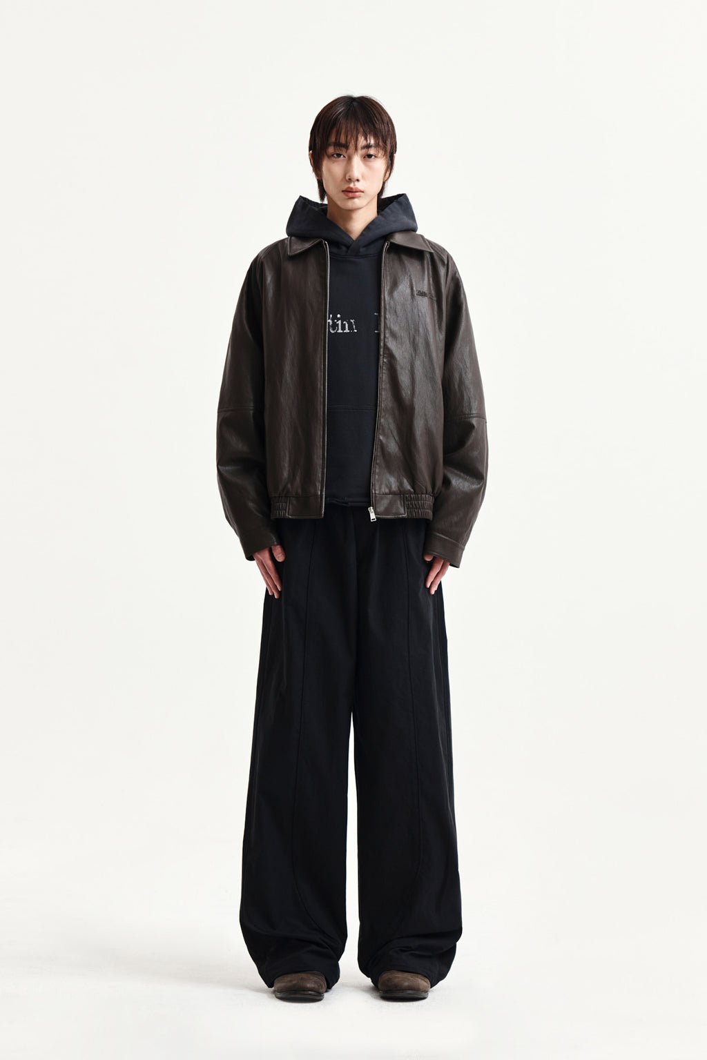 Matin Kim - Multi Panel Wide Pants (Black) product image 10 | TRAB K-Fashion Australia
