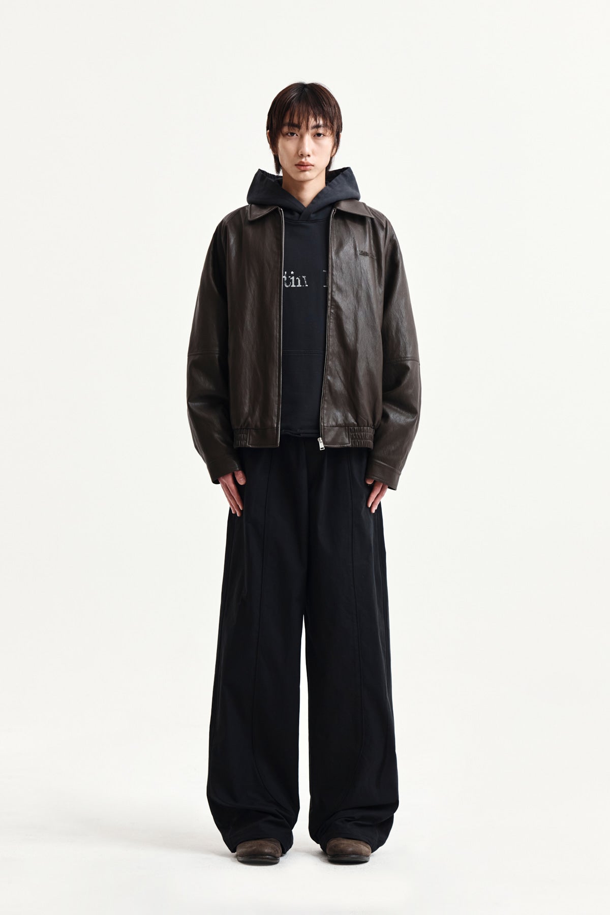 Matin Kim - Multi Panel Wide Pants (Black) product image 10 | TRAB K-Fashion Australia