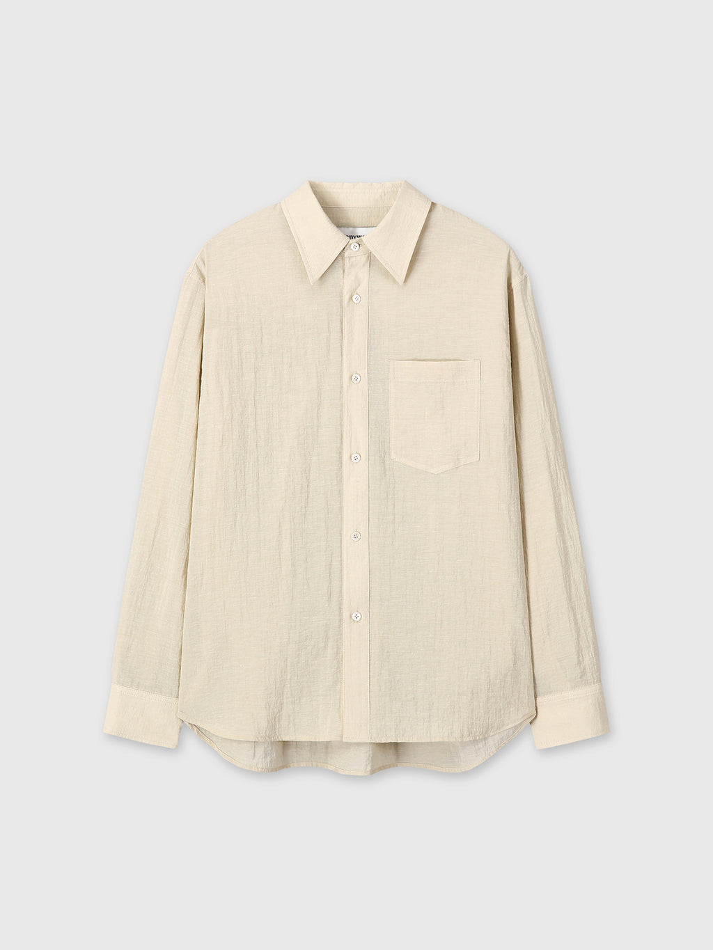 Tonywack - Linen Relaxed Fit Shirt (Beige) product image 9 | TRAB K-Fashion Australia